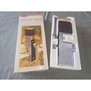 Back to Basics Grain Mill Manual Hand Crank Wheat  Nut Grinder Stainless Steel